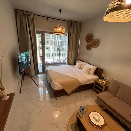 The Chic Retreat, Stylish Studio Close To Yas & Airport Abou Dabi Extérieur photo